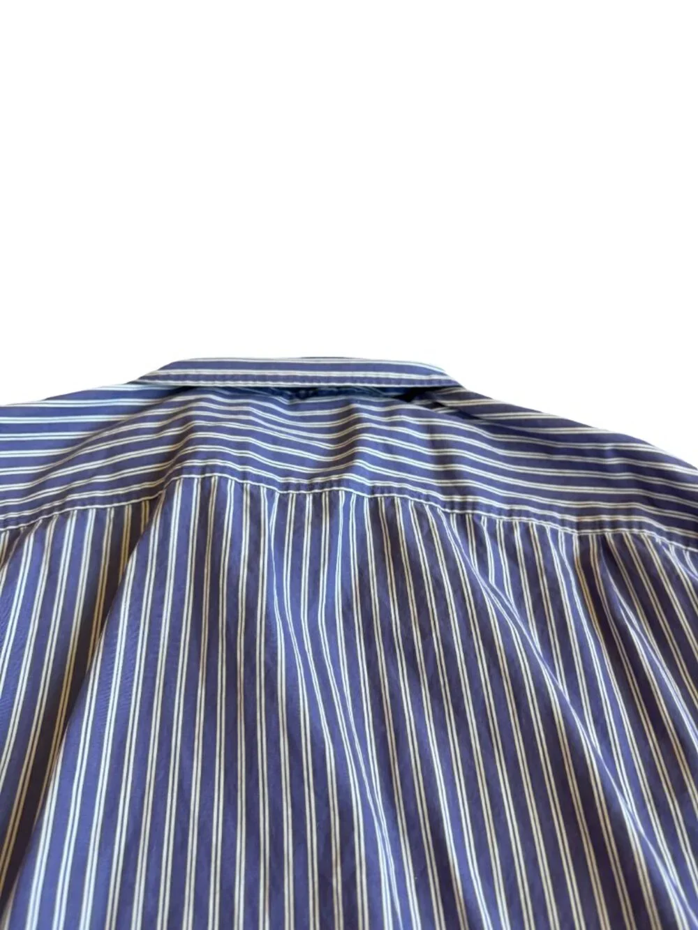 Pink Thomas Pink Purple White Stripe Dress Shirt Long Sleeve Casual Work Large